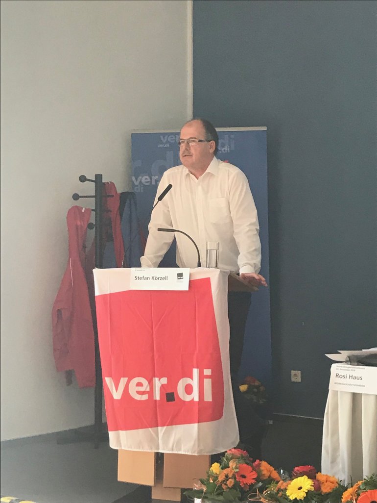 Das DGB-Bundesvorstandsmitglied Stefan Körzell