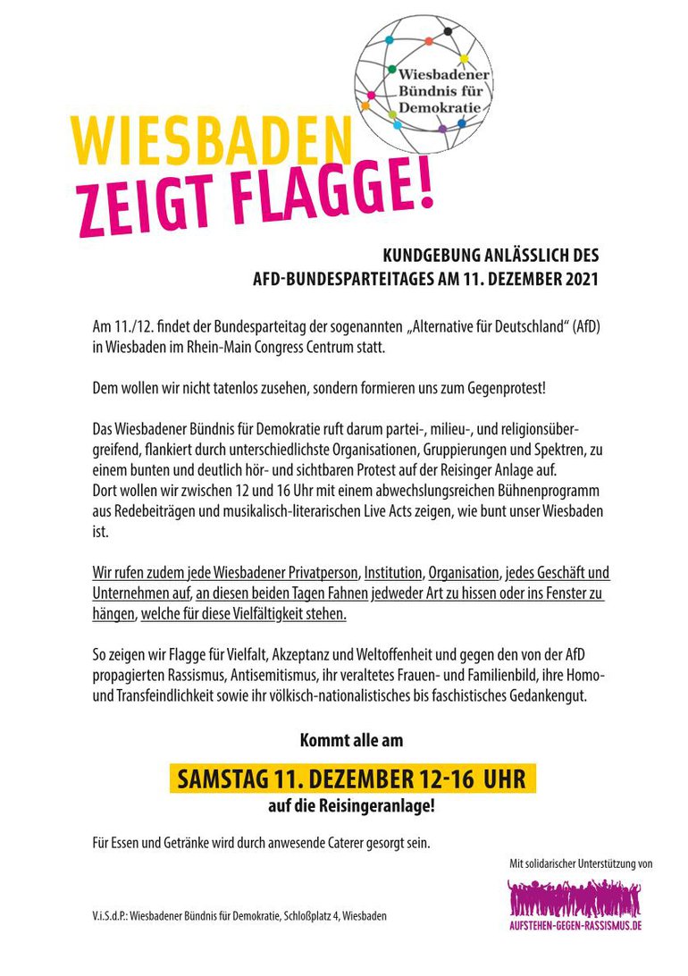 Demoaufruf gegen AfD Parteitag in Wiesabden, S.2