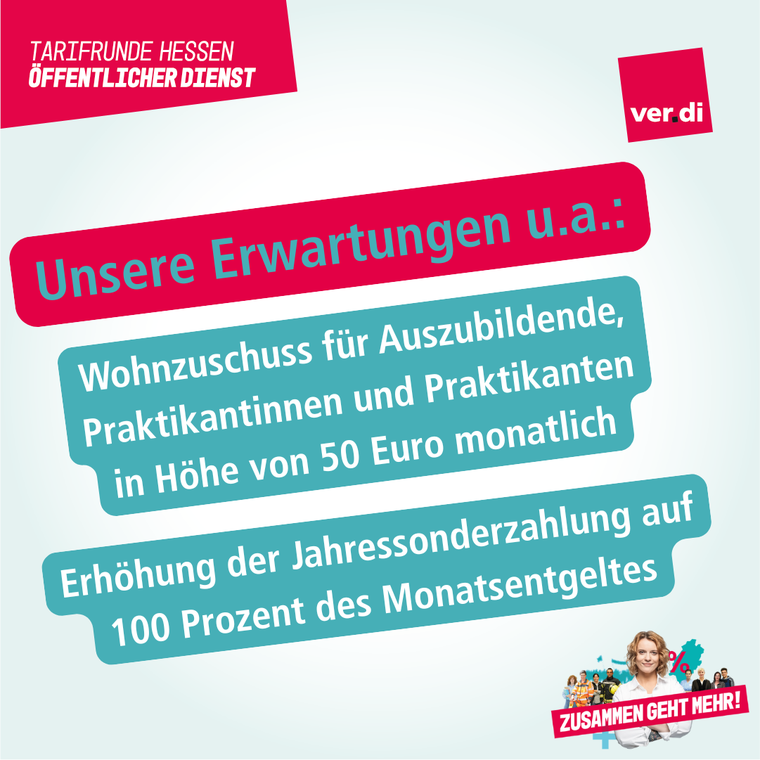 Erwartungen an den Arbeitgeber bei den Tarifverhandlungen Landesbeschäftigte
