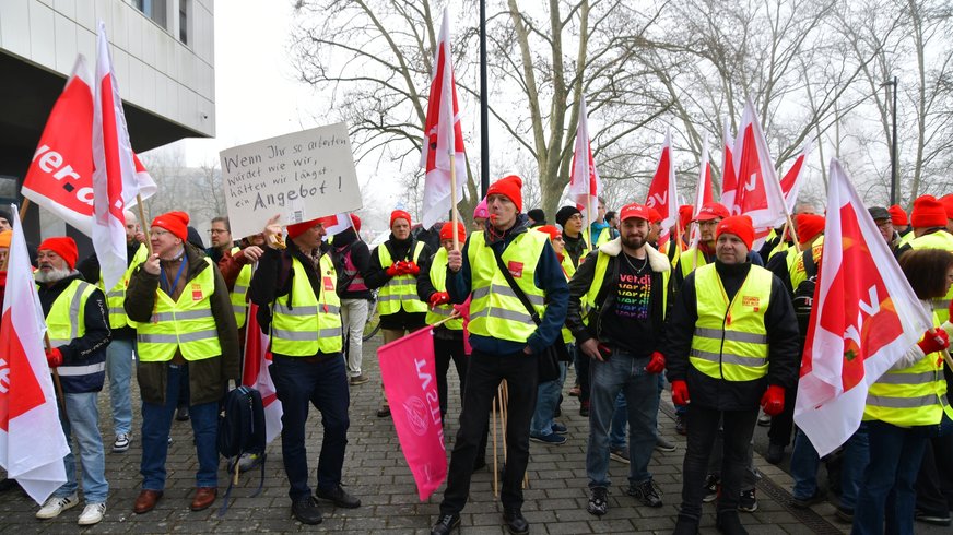 Auftakt TV-H vor Innenministerium