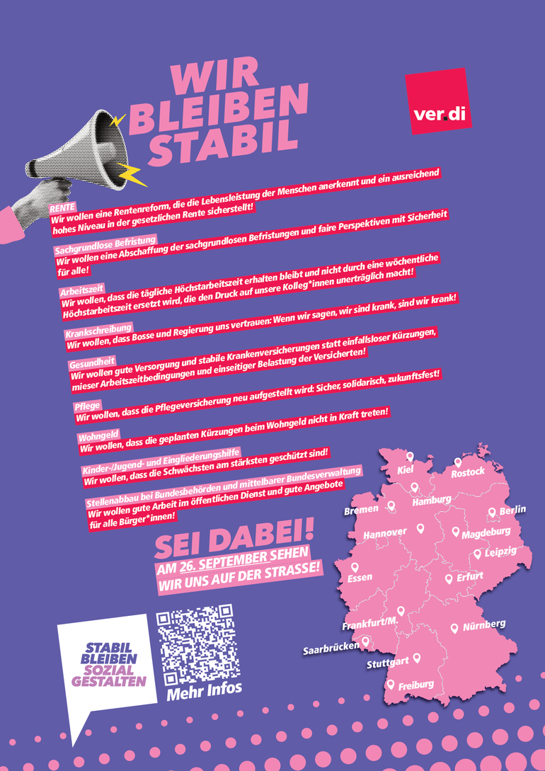 Übersicht mit Argumenten und  Deutschlandkarte 26.9.